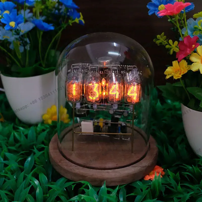 Diy Electronics Desk - ชุดอุปกรณ์ทำนาฬิกา Nixie Clock Glow Tube แบบย้อนยุค