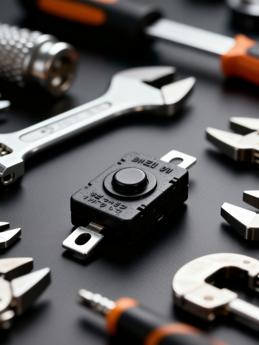 Diy Electronics Box - สวิตช์กล่องแบตเตอรี่แบบกดล็อคตัวเอง 20 ชิ้น พร้อมสายไฟ สวิตช์ปุ่มกดขนาดเล็กแบบล็อค สำหรับงาน