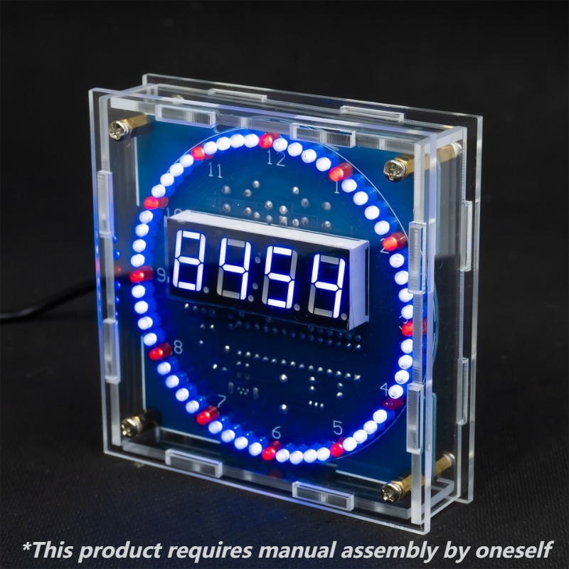 Diy Electronics Desk - นาฬิกาอิเล็กทรอนิกส์ DIY ชุดนาฬิกาควบคุมด้วยแสง นาฬิกาตั้งโต๊ะอเนกประสงค์สำหรับห้องนอน นาฬิกาตั้งโต๊ะแบบติดตั้งเองด้วยมือ ชุดนาฬิกาตั้งโต๊ะ
