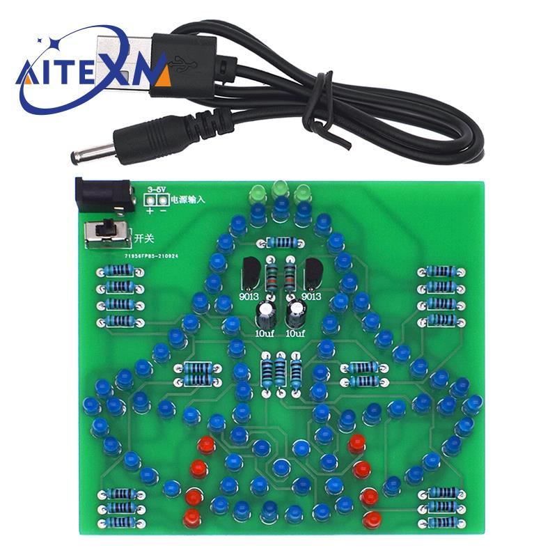 Diy Electronics Gadget - DC 3-5V DIY LED Swing Wind