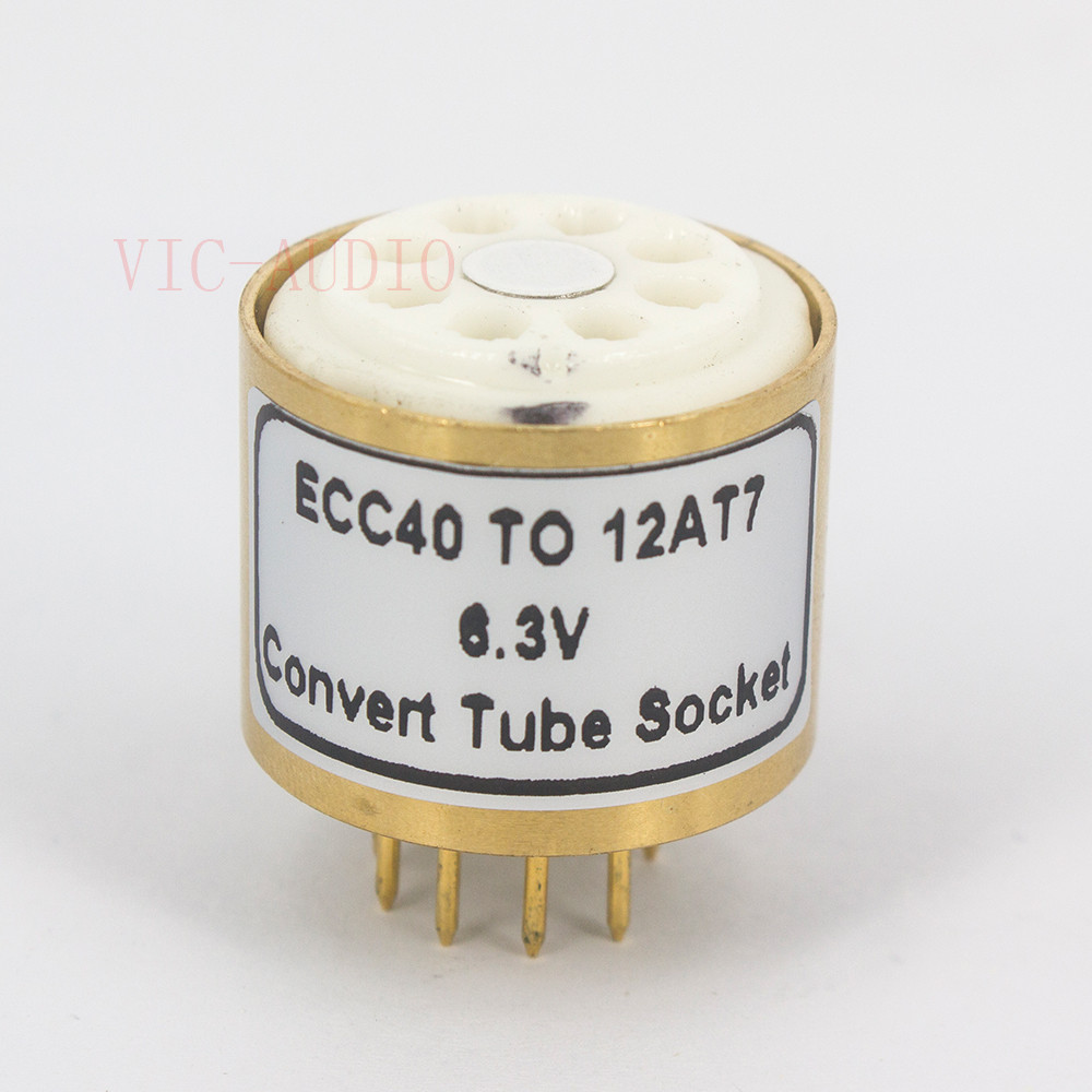 Diy Electronics Audio - 1PC 8Pin TO 9Pin หลอดซ็อกเก็ต ECC40