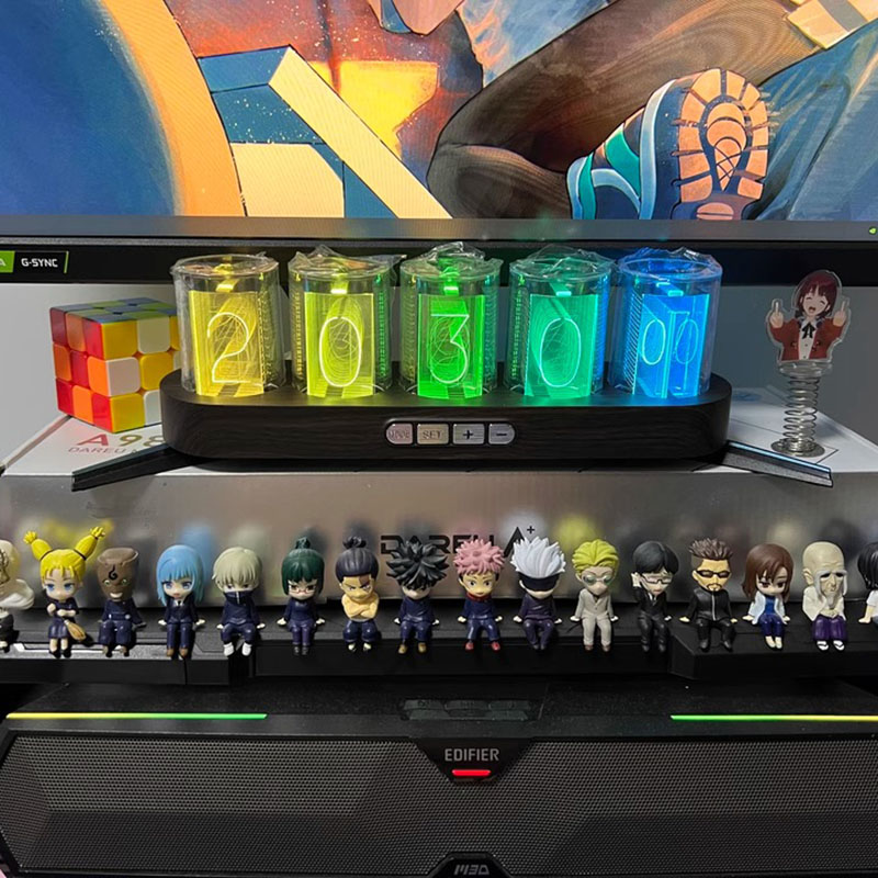 นาฬิกาหลอดอิเล็กทรอนิกส์ DIY ด - Diy Electronics Desk บทวิจารณ์และราคา