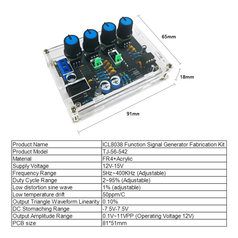 เครื่องกำเนิดสัญญาณความถี่ต่ำแ - Diy Electronics Gadget บทวิจารณ์และราคา