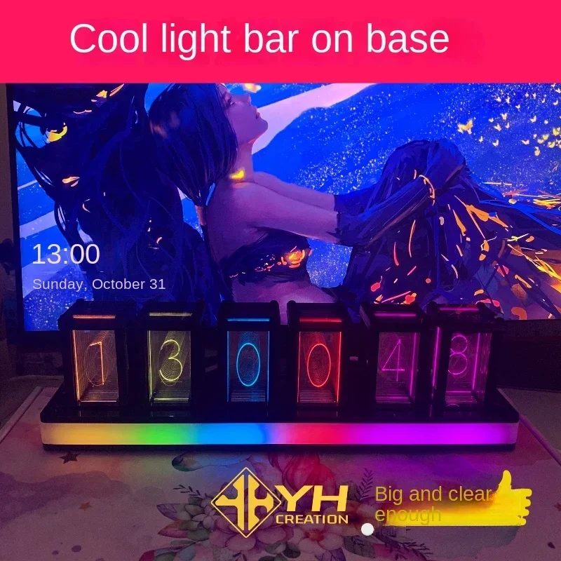 นาฬิกาตั้งโต๊ะ LED ดิจิทัล ไร้ - Diy Electronics Desk บทวิจารณ์และราคา