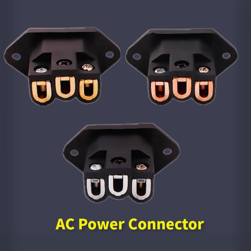 3 Pin AC Power Connector ปลั๊ก - Diy Electronics Audio บทวิจารณ์และราคา